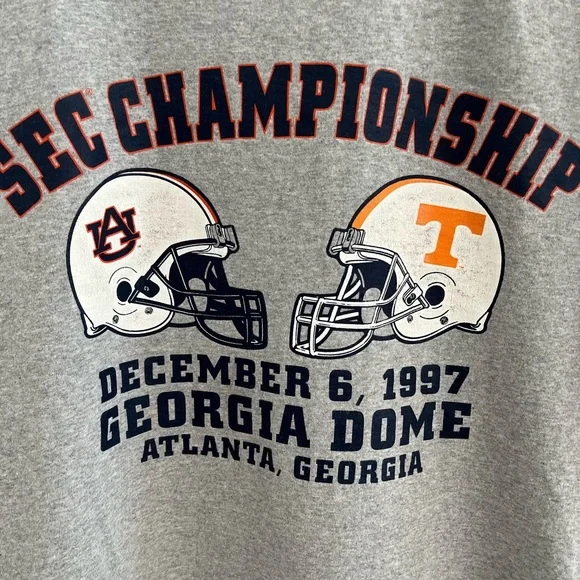 Vintage 90’s SEC Championship‎ Auburn vs Tennessee T - Picture 2 of 4